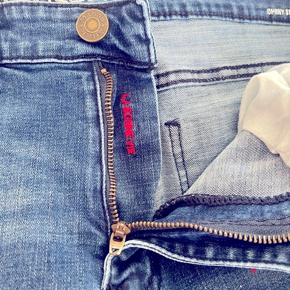 MAISON ARTICLE 👖Dark Blue Splatter Men's Jeans - Picture 6 of 6